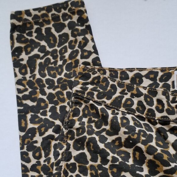 Free People Leopard Print Belle Pants Size 25 - Picture 9 of 13